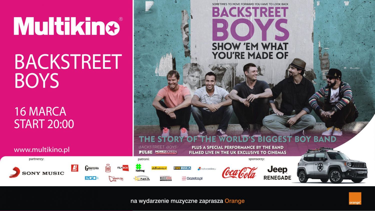 Backstreet Boys w Multikinie - wygraj zaproszenie!